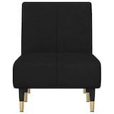 thumbnail of vidaXL Chaiselongue Schwarz Samt