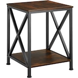 thumbnail of tectake Tavolino Carlton 40,5 x 40,5 x 52,5 cm - industriale scuro - 404358