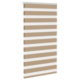 thumbnail of vidaXL Doppelrollo Sandbraun 90x100 cm Stoffbreite 85,9 cm Polyester