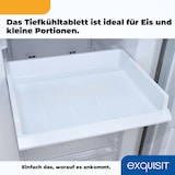 thumbnail of Exquisit Kühl-Gefrierkombination, Kühlschrank mit Gefrierfach, 253 Liter, No-Frost, 4-Sterne-Gefrierfach, 180 cm hoch, KGC265-70-NF-040C weiss