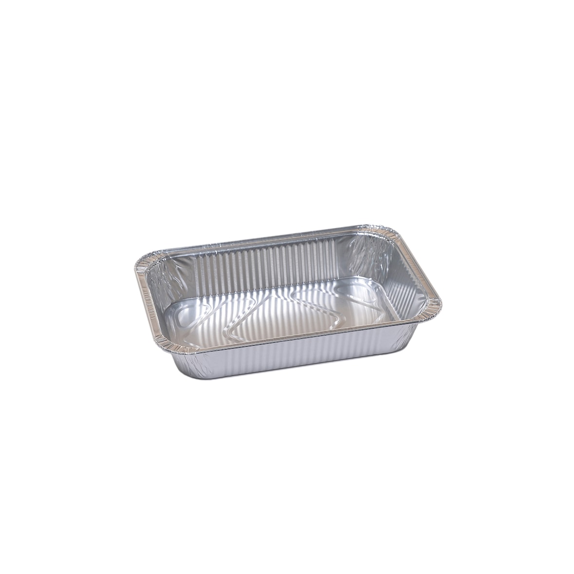 Metro Professional Vaschetta rettangolare alluminio R48G 2 porzioni silver - (1 cf x 100 pz)
