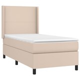 thumbnail of vidaXL Boxspringbett mit Matratze & LED Cappuccino-Braun 100x200cm
