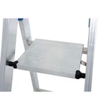 thumbnail of Stufenstehleiter aus Aluminium, mit 2 Sicherheitsgurten, 10 Stufen