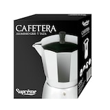 thumbnail of CAFETERA SUPREME ALUMINIO GRIS 9 TAZAS