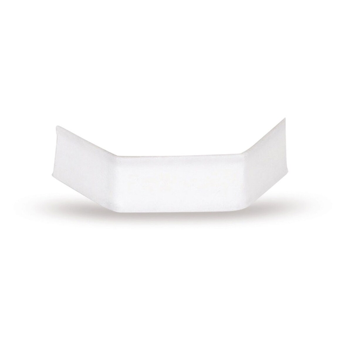 1000x U-Clipse Verschlussclipse Beutelverschlüsse 40 mm Weiss Papier