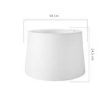 thumbnail of Lampada da terra RODIBI3012 con piantana bianca e paralume rosa