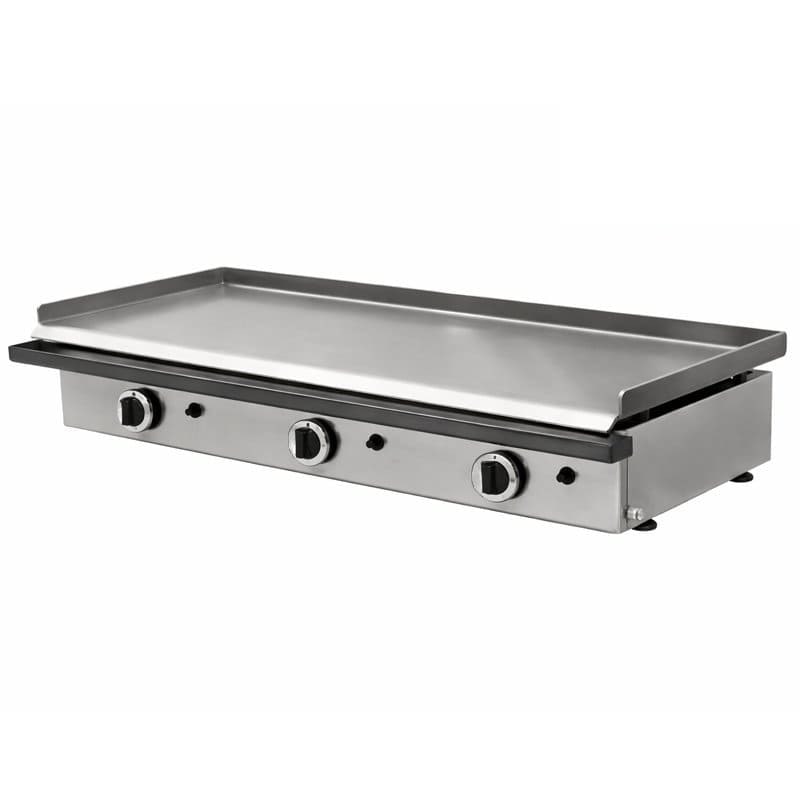 Maquimport - Plancha a gas desmontable de hierro de 1000 mm - Serie Eco