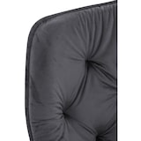 thumbnail of Lot de 2 chaises Tanna velours Gris foncé