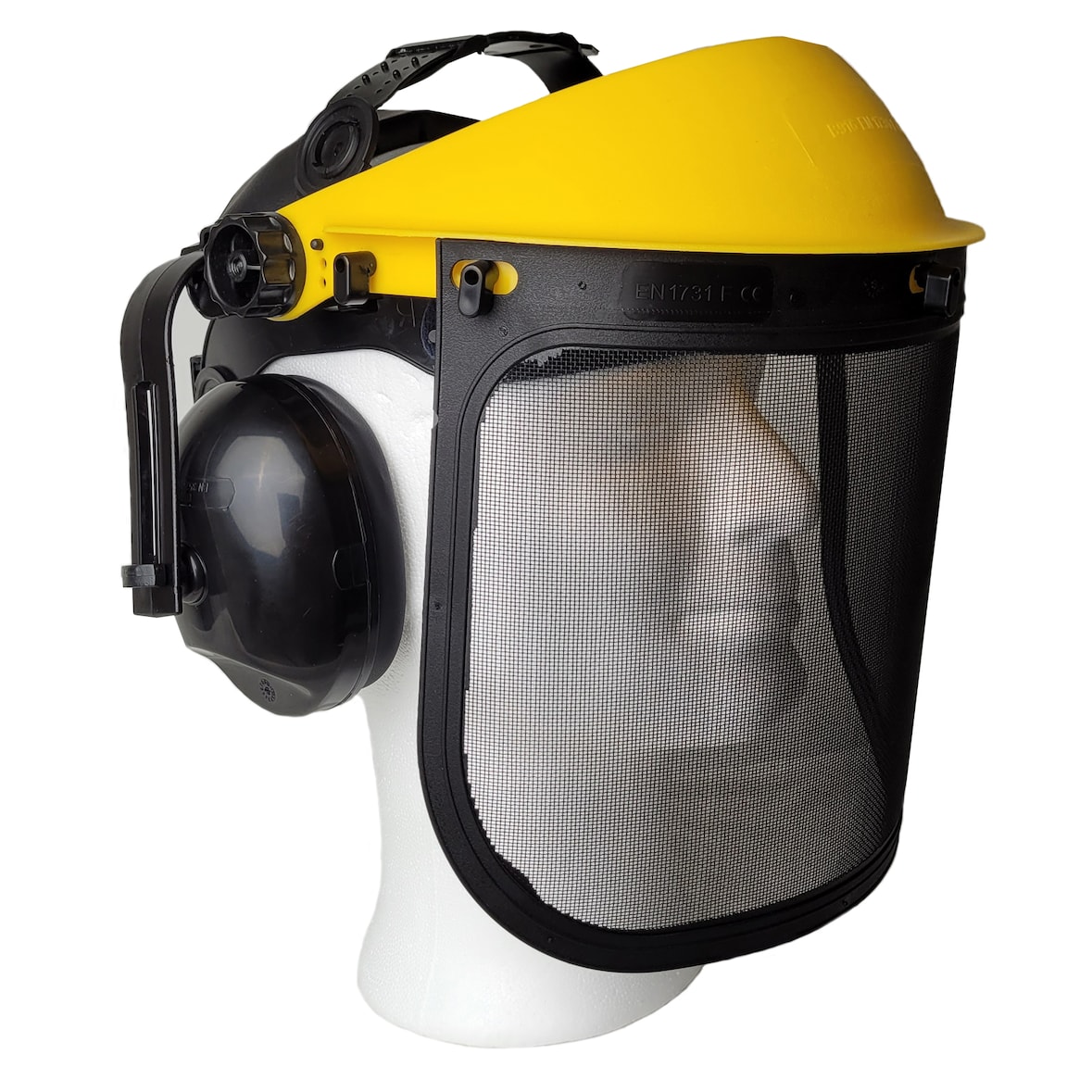 Gesichtsschutz für Freischneider Augenschutz Gehörschutz Visier Gartenarbeiten