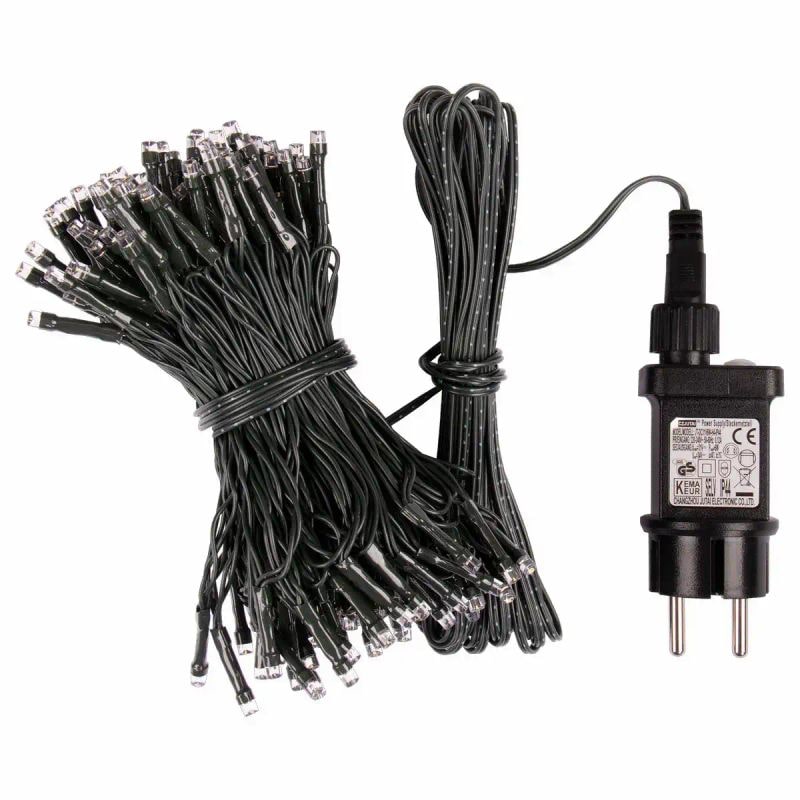 18x Lichterkette 80 LED multicolor 16m bunt, innen & außen