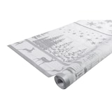 thumbnail of Pronappe RD260682I 12x Papiertischdecke auf Rolle mit Damastprägung - 6x1,18m - Silberne Weihnachten