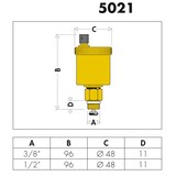 thumbnail of Caleffi Schnellentlüfter 1/2 Zoll Messing Systementlüfter für Heizung