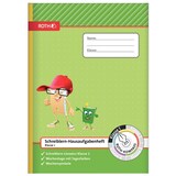 thumbnail of Hausaufgabenheft A4, Klasse 1, Schutzumschlag, Schreiblernlineatur, 1 Woche / 2 Seiten, 96 Seiten, Wochensymbole, Tagesfarben u. -zahlen