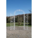 thumbnail of Rosenbogen mit Tor Melissa antik weiß