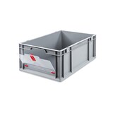 thumbnail of PROREGAL 5x Eurobox NextGen Insight Cover | HxBxT 22x40x60 | 44 Liter | Hoch/Rot | Eurobehälter, Transportbox, Transportbehälter