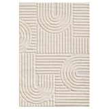 thumbnail of Teppich Esszimmer 3D Skandinavischer Boho Modern Waschbar Strapazierfähig Wohnzimmer Pflegeleicht Creme 240x340 cm – RIGI von Kadima Design