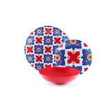 thumbnail of Excelsa vajilla de 18 piezas Ankara de porcelana multicolor