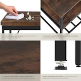 thumbnail of tectake Scaffale da cucina Akeley - Legno industriale scuro, rustico - 404439