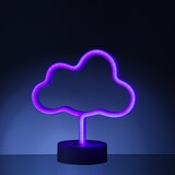 thumbnail of LED Neonlicht WOLKE Neonschild Leuchtfigur USB Batterie H: 23cm blau