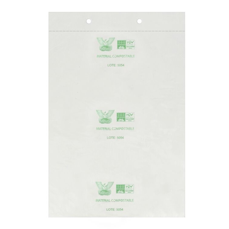 MONOUSO - Flachbeutel Markt Block Kompostierbar 30x40cm G50 (300 Stück)