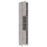 thumbnail of vidaXL Badezimmerschrank Betongrau 30x30x183,5 cm Holzwerkstoff