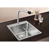 thumbnail of BLANCO ANDANO 400-IF/A Flachrandspüle / Edelstahl / Seidenglanz / Excenter -