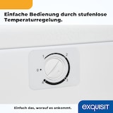 thumbnail of Exquisit Gefierschrank, Tiefkühlschrank, 177 Liter, 4 Gefrierschubladen, 2 Gefrierfächer, 4-Sterne-Gefrieren, GS230-H-050D weiss