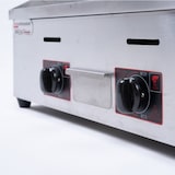 thumbnail of Fry Top, Griglia a Gas Professionale da Banco, in Acciaio Inox - Piastra Liscia - 73 x 55 x 40 h cm