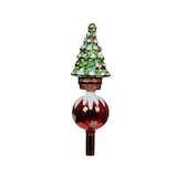 thumbnail of Christbaumspitze Glas Weihnachtsbaum 29cm Rot Grün