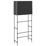 thumbnail of HELLOSHOP26 - Portaoggetti a 2 livelli su lavatrice 71 x 29,5 x 170,5 cm nero ferro 02_0005474