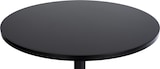 thumbnail of CHEFGASTRO Stehtisch rund HxBxT 108x60x60cm Holz Schwarz/Schwarz Bistrotisch