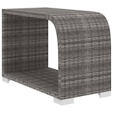 thumbnail of vidaXL 11-delige tuin loungeset met kussens poly rattan grijs