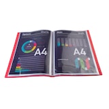 thumbnail of Exacompta - Réf. 85669E - Carton de 8 Protège-documents en polypropylène semi rigide Chromaline 20 vues - A4 - Couleurs assorties