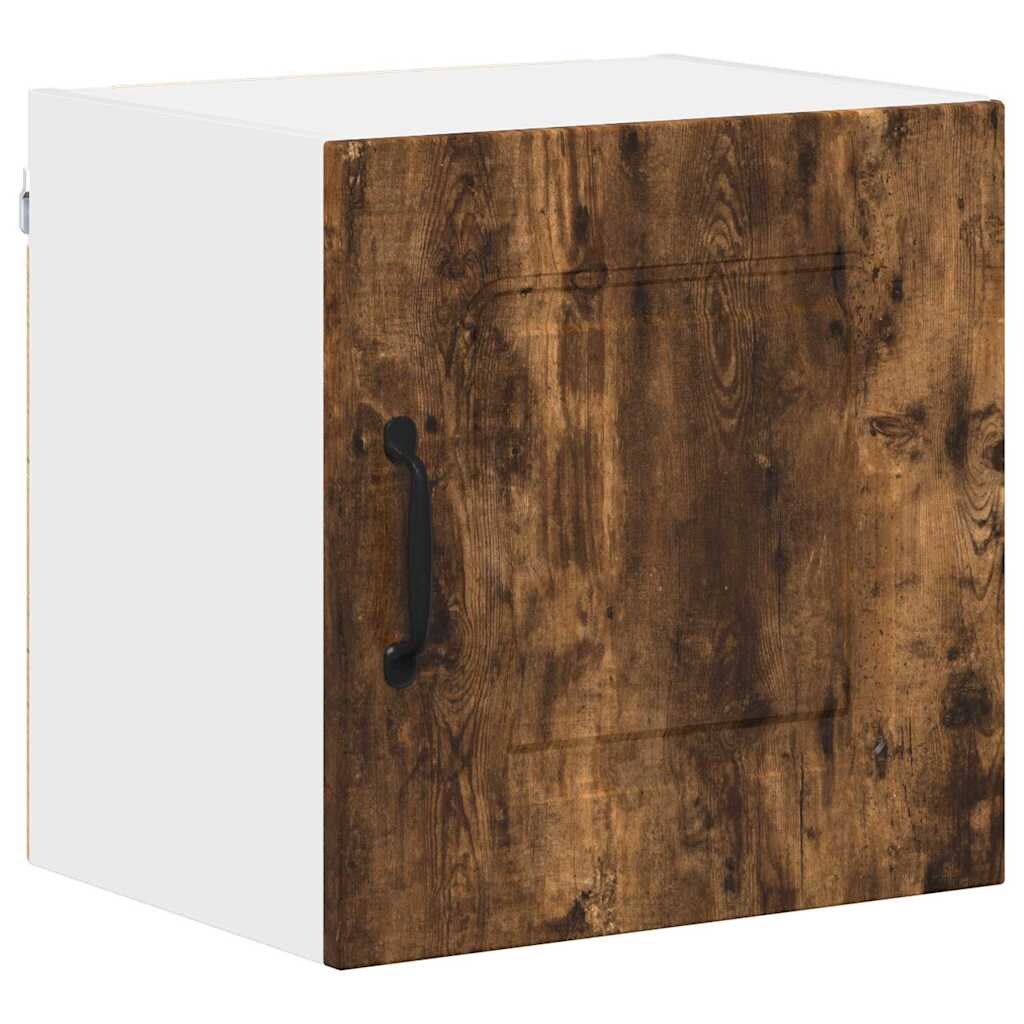 vidaXL Küchenwandschrank mit Regal Geräucherte Eiche 40 x 31 x 40 cm
