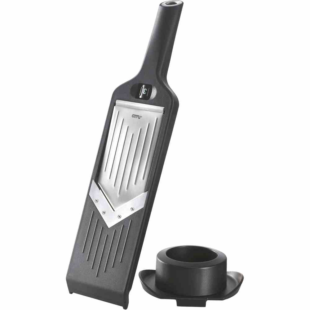 Mandoline à légumes réglable Violi -  Noir Autre forme Acier Inoxydable (inox  Gefu 12.00x6.00 cm