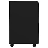 thumbnail of vidaXL Aktenschrank mit Rollen Schwarz 39x45x67 cm Stahl