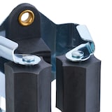 thumbnail of Relaxdays Gerätehalter 20er Set, zum Klemmen, Besenhalter Wand, Gartengerätehalter, Eisen & Polyresin, silber/schwarz