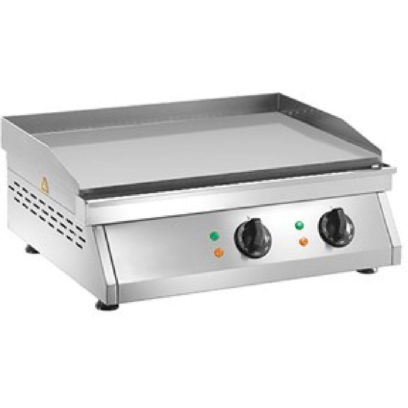 Elektro Griddleplatte Frytop - AMITEK FT2L - 6000W - Doppelt Glatt