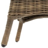 thumbnail of tectake Conjunto de ratán y aluminio lujoso compuesto de 2 sillones y mesa  Natural