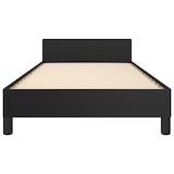 thumbnail of vidaXL Bedframe met hoofdeinde zonder matras 100x200 cm zwart