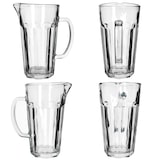 thumbnail of Max Krug Glaskrug 1 L klar mit Henkel & Ausgießer Limo-Karaffe Eistee-Kanne Saft