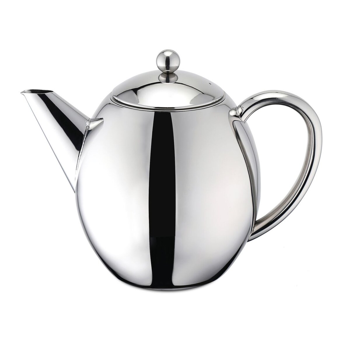 Teekanne Teebereiter mit herausnehmbaren Teesieb Teefilter 1,2 Liter Edelstahl