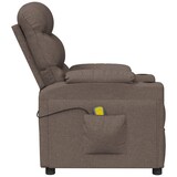 thumbnail of vidaXL Massagesessel Elektrisch Taupe Stoff