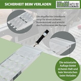 thumbnail of TRUTZHOLM 1 x Auffahrrampe klappbar 226 cm Traglast 680 kg Alu geriffelt Motorradrampe Verladerampe