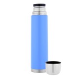 thumbnail of GRÄWE Isolierflasche inkl. Reinigungsbürste, 1 Liter, mit Drehverschluss, hellblau, matt