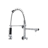 thumbnail of Björn |Gastronomy torneira de água fria de furo único de parede cromada| cozinha profissional em aço inoxidável para dois duches| lavatório duplo