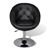 thumbnail of vidaXL Cocktailsessel Schwarz Kunstleder