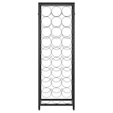 thumbnail of vidaXL Wijnrek voor 27 flessen 34x18x100 cm smeedijzer zwart