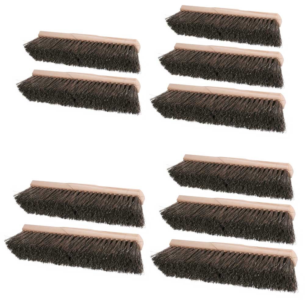 10x Saalbesen Arenga, für Innen- u. Außenbereich, Länge 400 mm