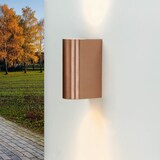 thumbnail of Außen Wandleuchte AALBORG in Kupfer Up Down